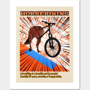 Horsebiking Posters and Art